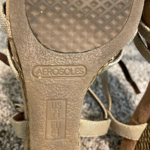 Espadrilles, Aerosoles brand, Size 7.5US (5.5EU), Canvas and faux leather - Picture 6 of 6
